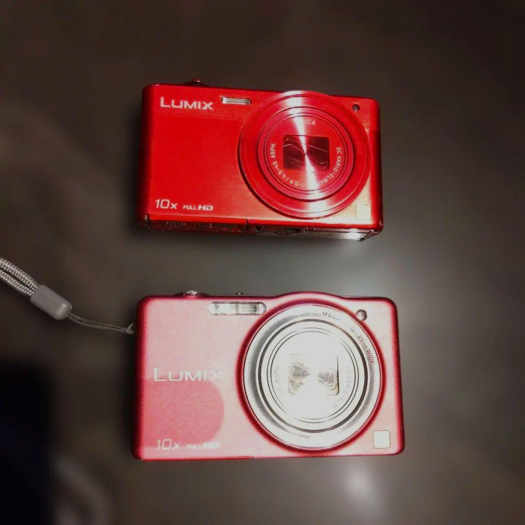 ジャンク　Panasonic lumix　DMC-SZ7/SZ9 2台セット ジャンク Panasonic DMC-SZ7/SZ9 レッド 2台セット