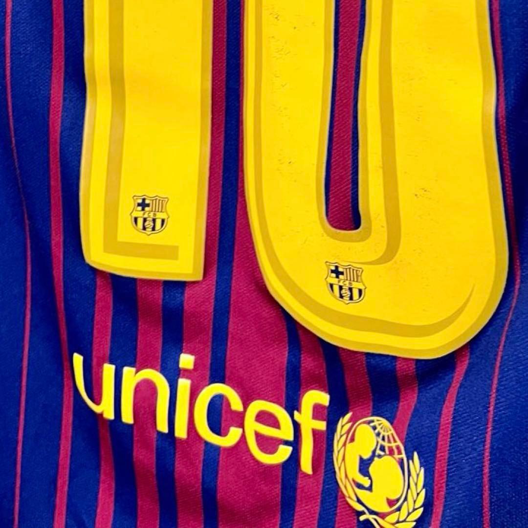 17/18 FCバルセロナ ♯10メッシ【Mサイズ】ホームユニフォームの通販