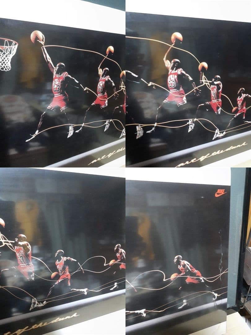 マイケルジョーダン　木製壁掛けアート