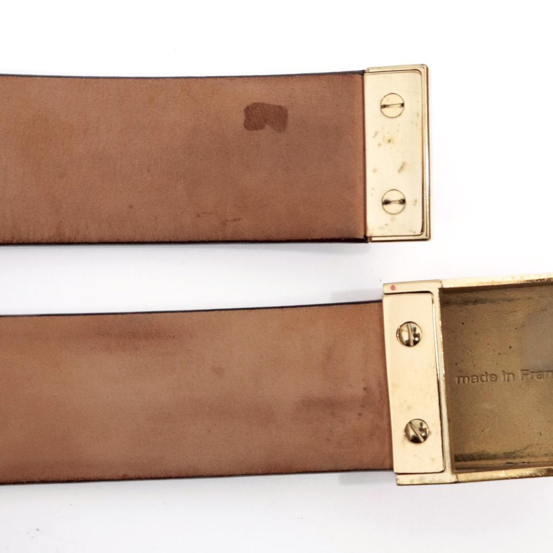 極美品 ルイヴィトン ダミエ サンチュール ベルト 80cm±5 箱付 1037