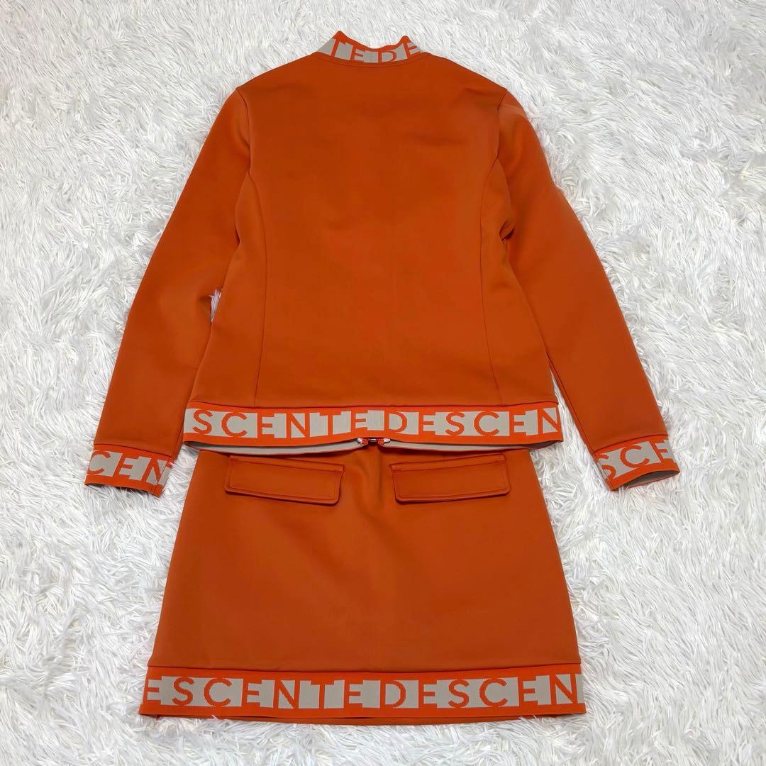 新品未使用★DESCENTEレディース ゴルフ オレンジ　上下セット