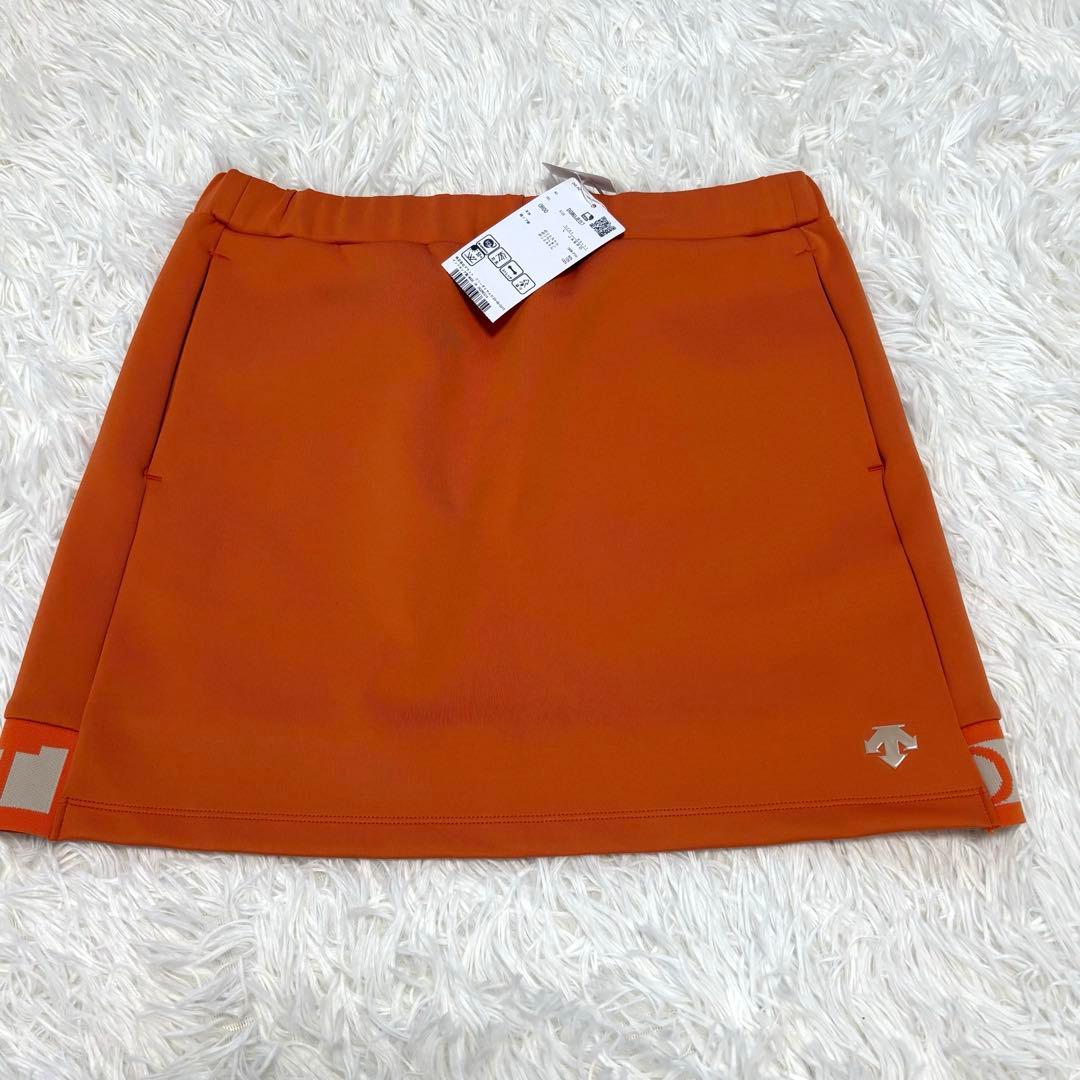 新品未使用★DESCENTEレディース ゴルフ オレンジ　上下セット