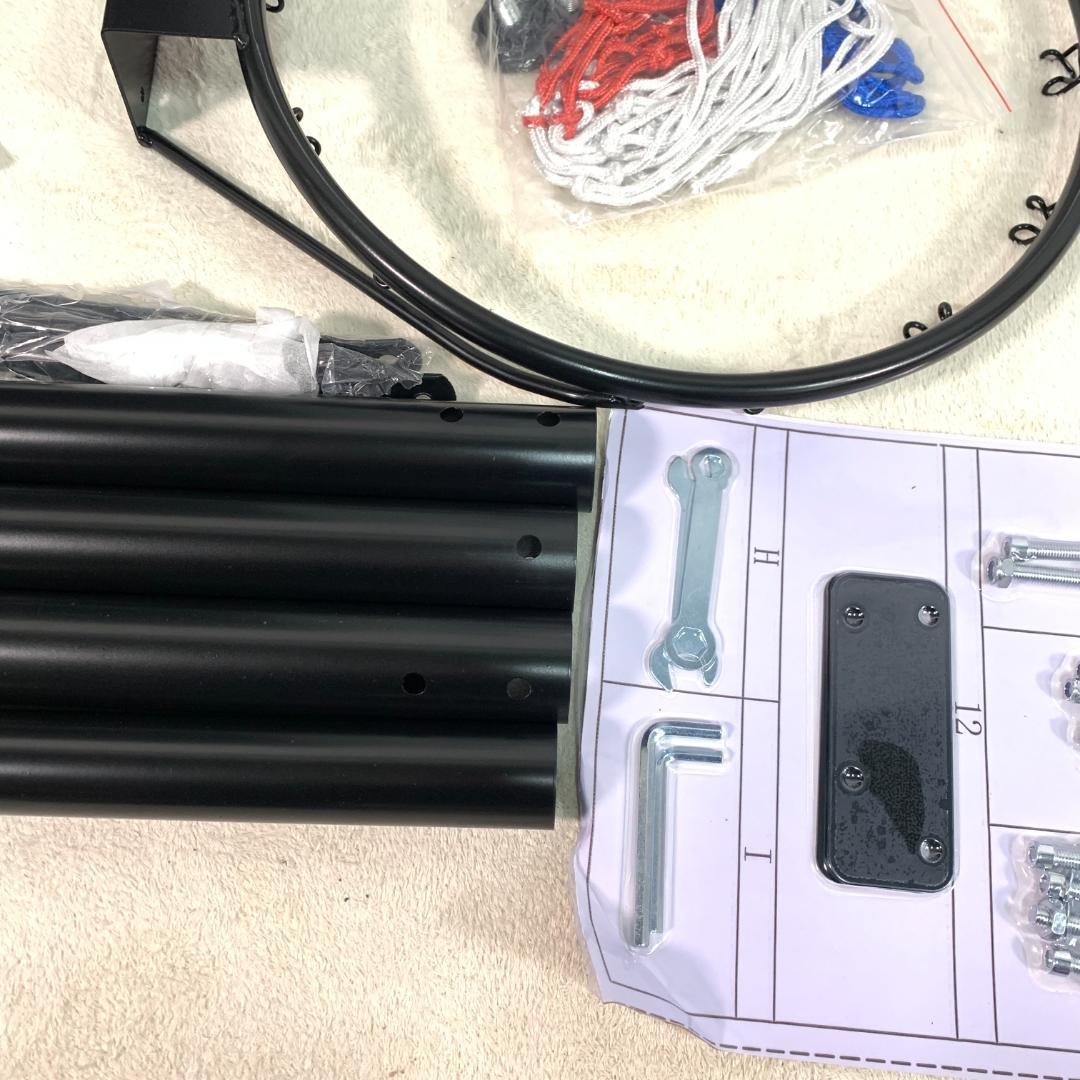 新品 バスケットボール ゴール 屋外 高さ12段調節 家庭用 1459-160