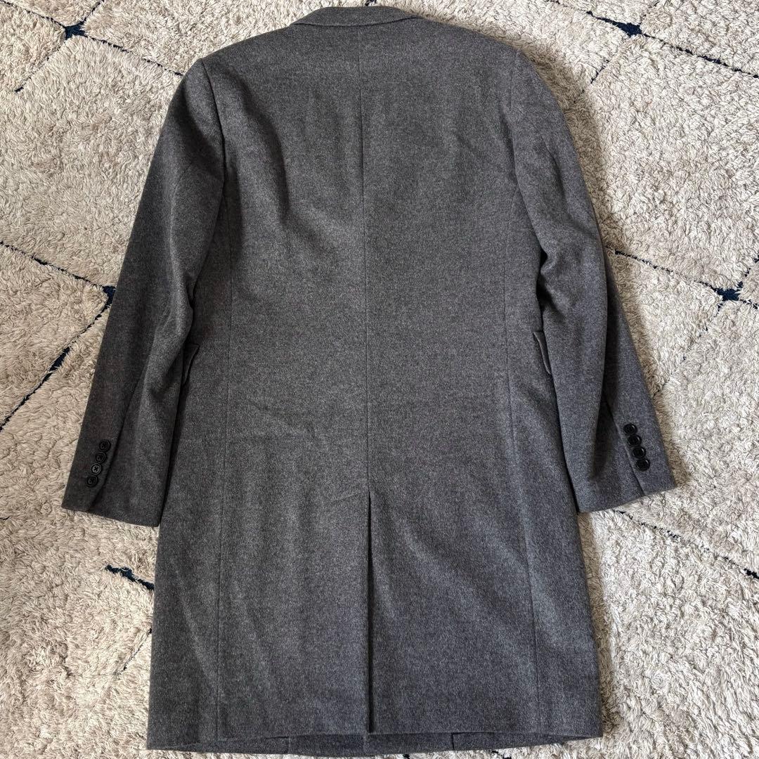 【カシミヤ100%✨】ポールスミス　チェスターコート　ロングコート　グレー
