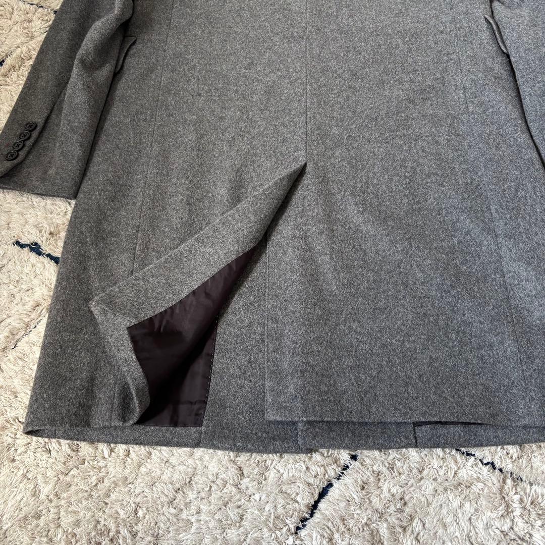 【カシミヤ100%✨】ポールスミス　チェスターコート　ロングコート　グレー