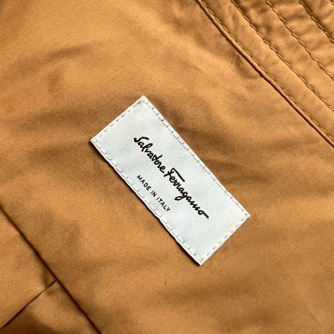 Salvatore Ferragamo 現行タグ ベルト付きノースリーブワンピ