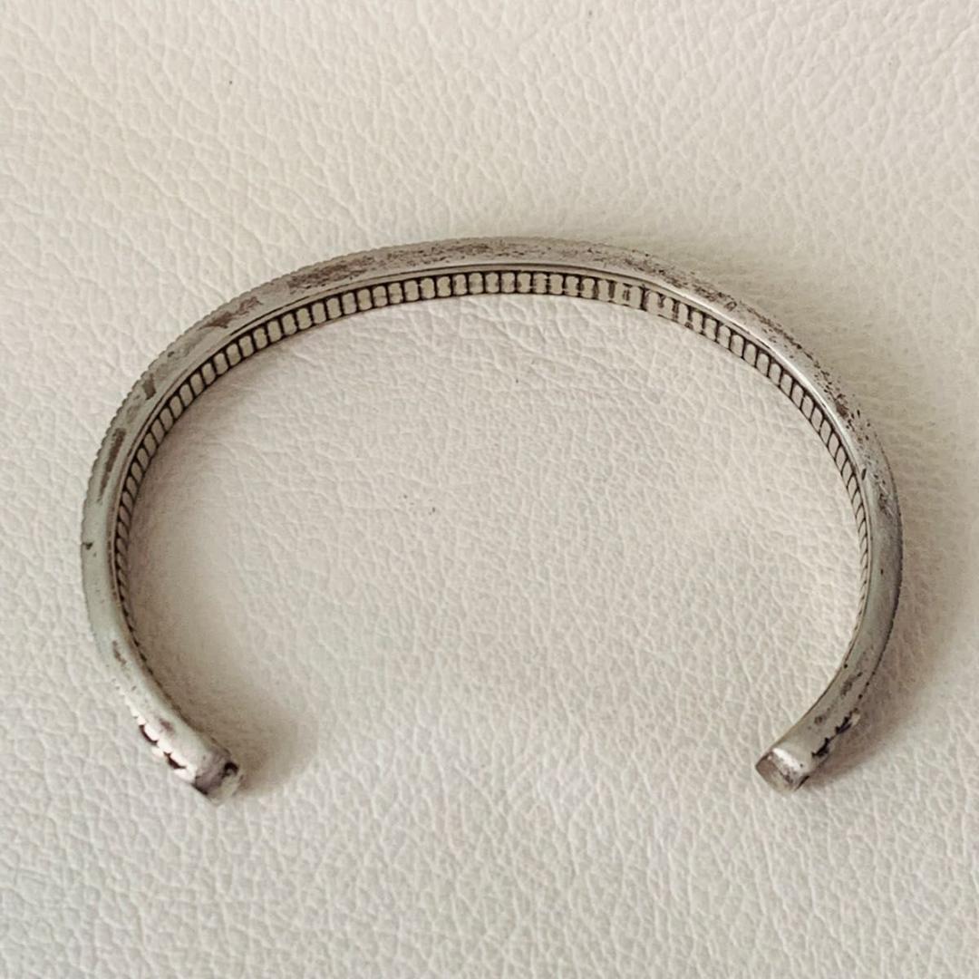 グッチ 925 マーモント バングル 16 ブレスレット 燻し gg ダブルG