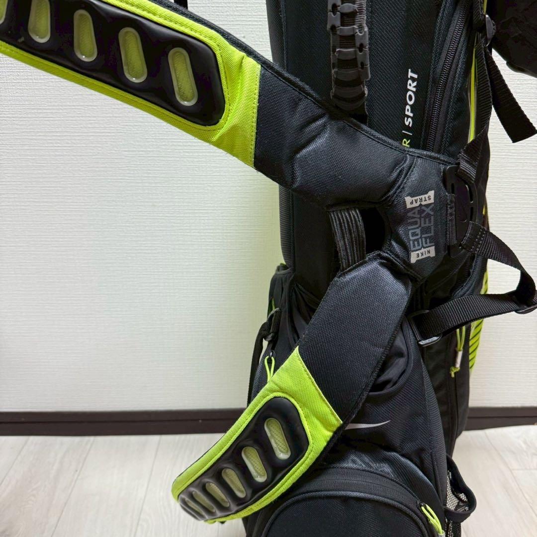 廃盤 希少 NIKE AIR SPORT キャディバッグ スタンド式 黄色 黒色