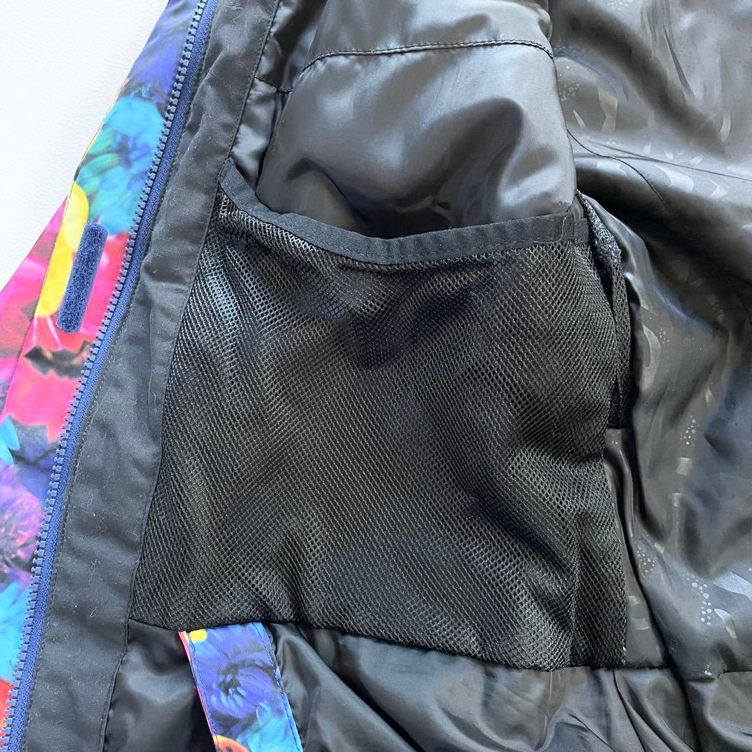 4444【極美品】ROXY ジャケット スノボウェア 蜷川実花コラボ 総花柄