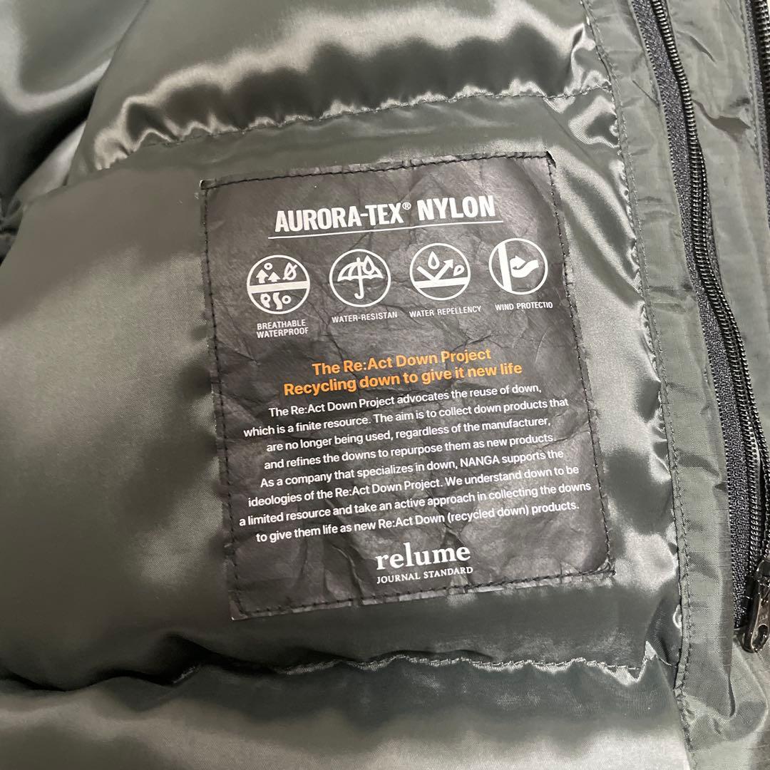 NANGA 別注JOURNAL STANDARD relume オーロラダウン