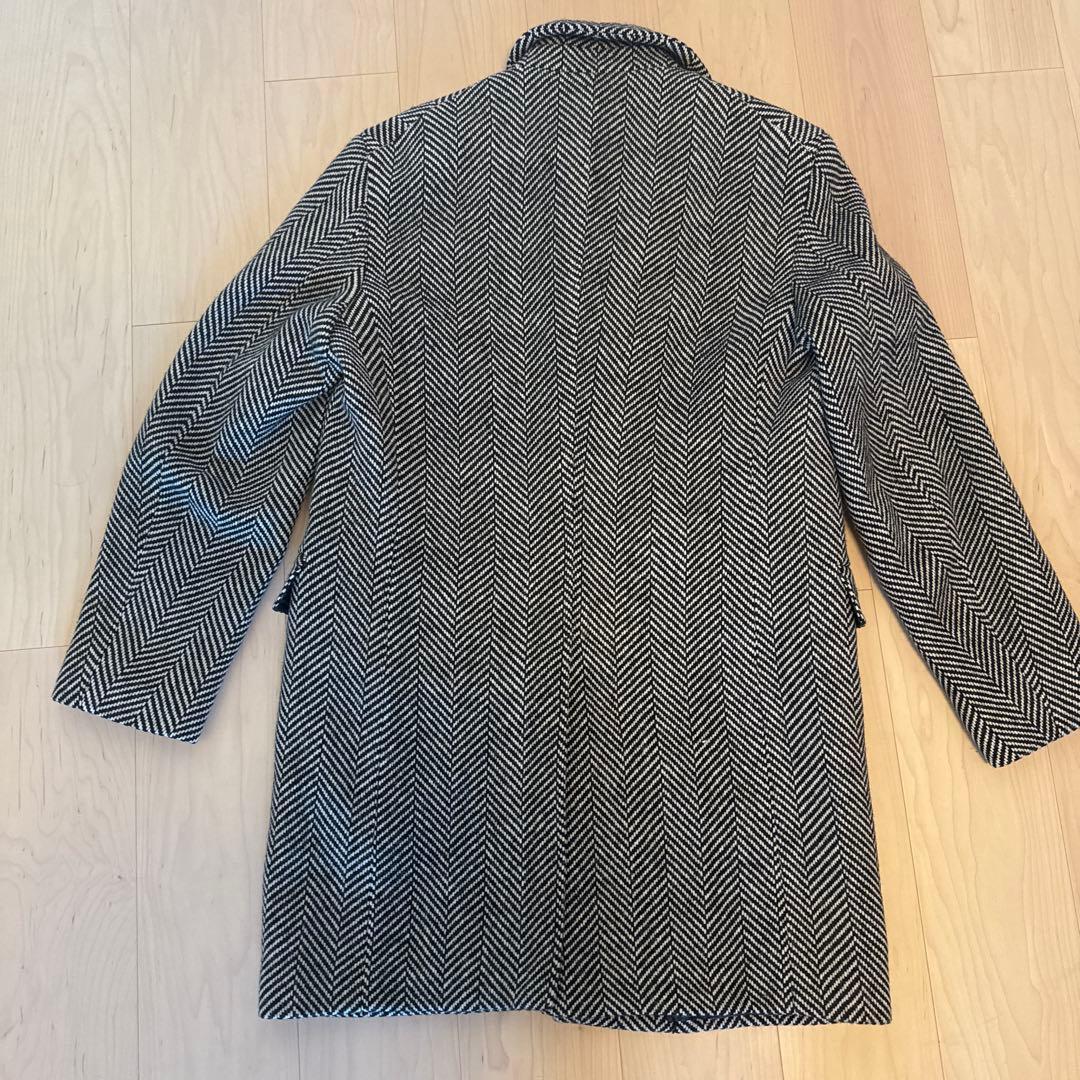 【新品】JIL SANDER ヴァージンウールアルパカ混織 ヘリボーンコート