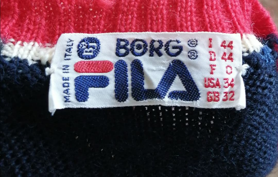 激レア白ネーム ビヨン・ボルグ トラックジャケット&ベスト フィラ あいみょん