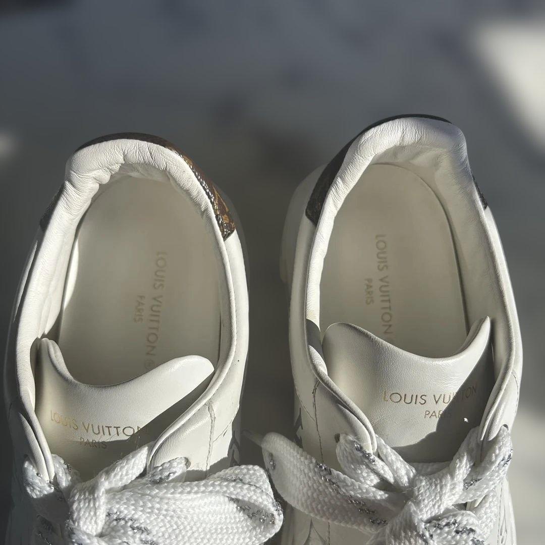 ルイヴィトン　タイムアウトライン　モノグラム　スニーカー　シューズ　フロントロー