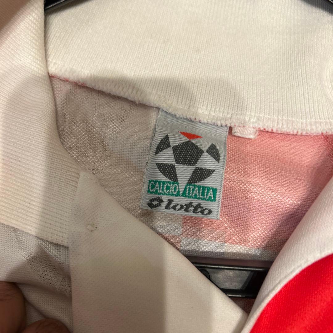 Lotto サッカーシャツ 赤白 チェッカー 10 クロアチア代表 ボバン