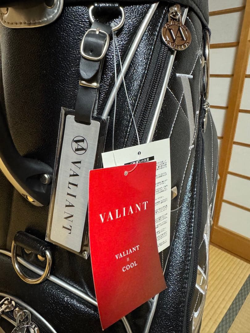 ジオゴ【新品・未使用】VALIANT キャディバッグ ブラック/シルバー