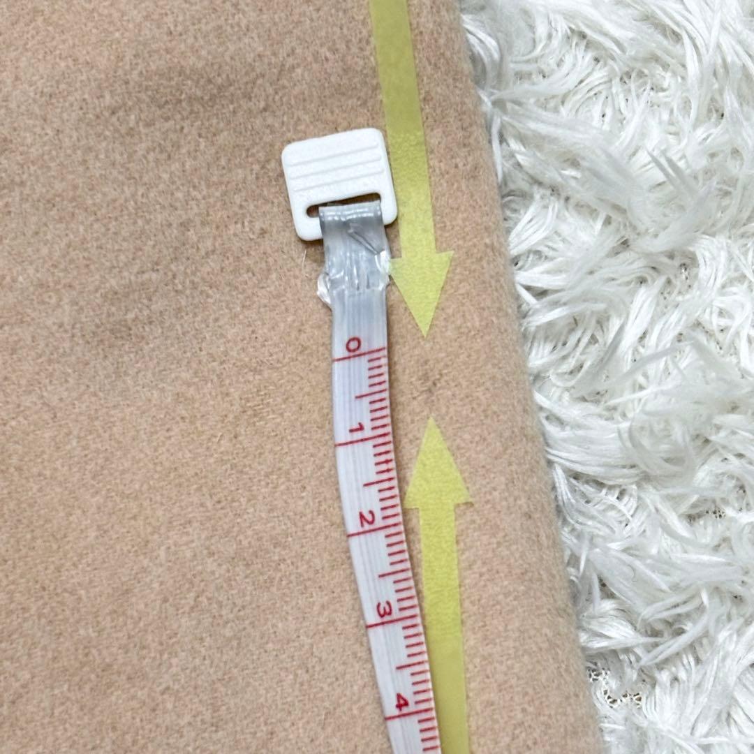 カシミヤ100% フォックスファー ロングコート ベルト付き Rue de B