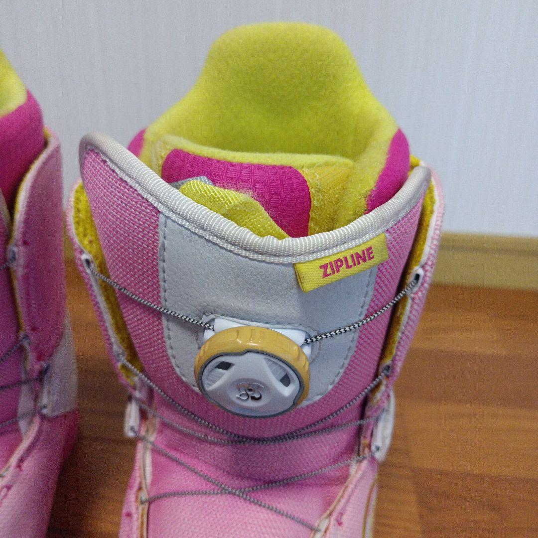 【良品】BURTON　ZIPLINE スノーボードブーツ　23.0