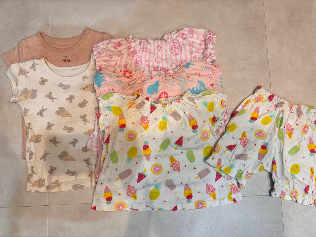 女の子　80 春〜夏　60点