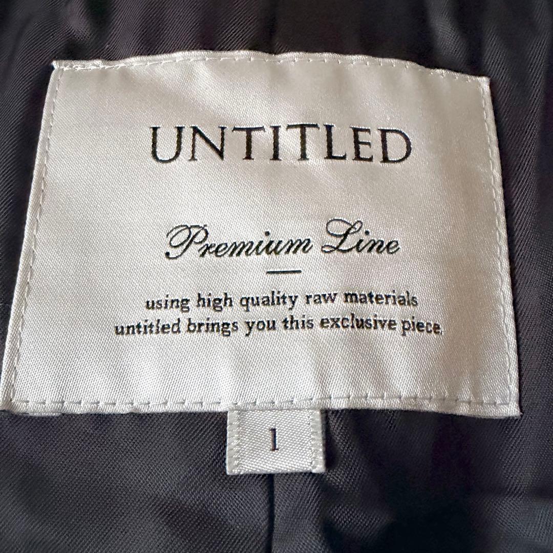 6189 美品 2024AW アンタイトルプレミアム ノーカラーコート カシミヤ