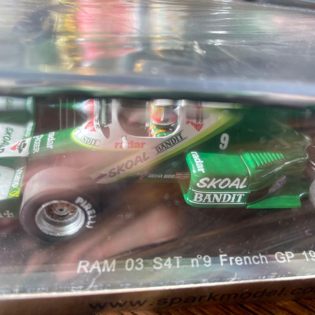 絶版　1/43 スパーク　RAM フランスGP M.ウィンケルホック　1985