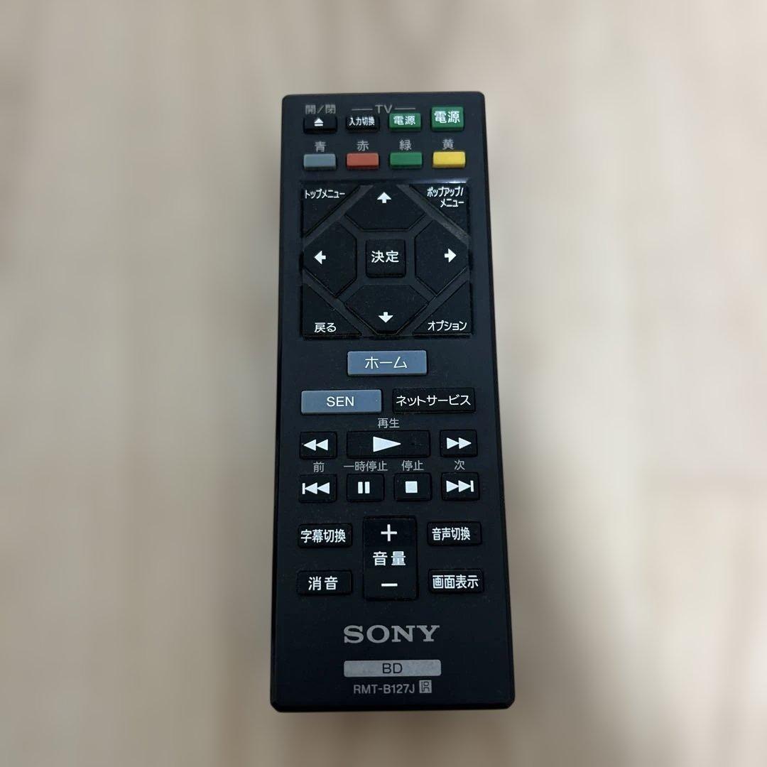 SONY ブルーレイプレーヤー BDP-S6200 ソニー 保証書 取扱説明書