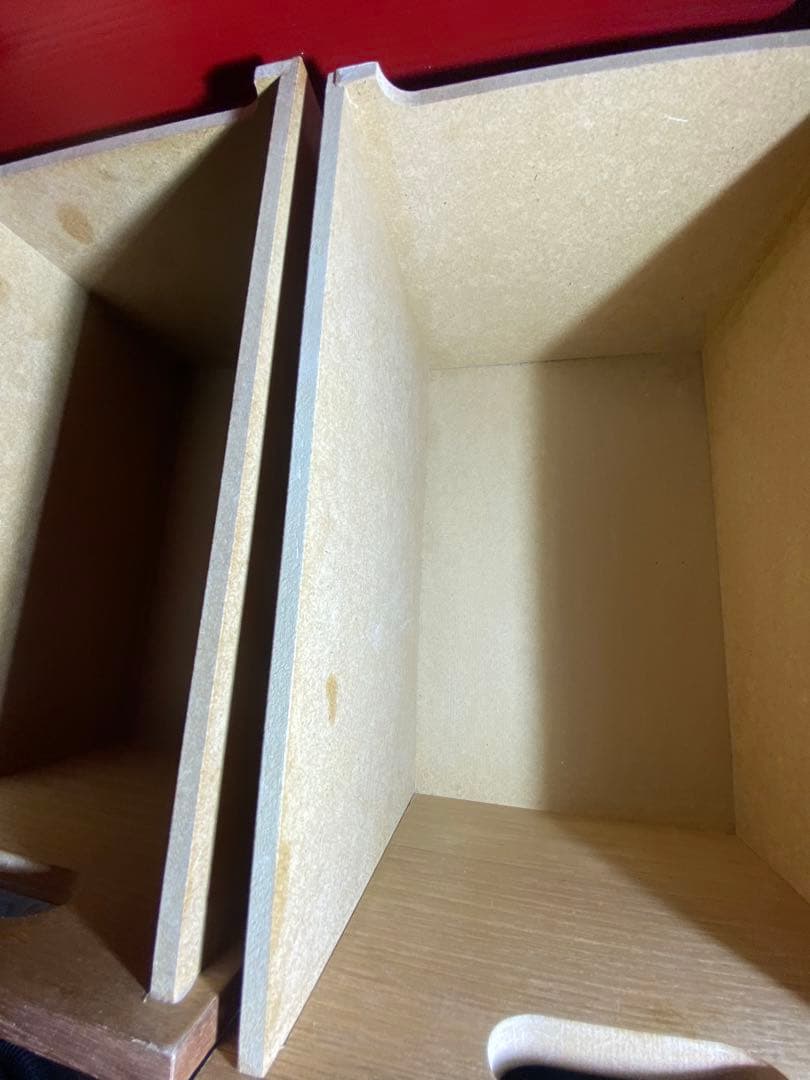 ✨大人気✨無印良品　スタッキングシェルフ用チェスト2個セット　ウォールナット