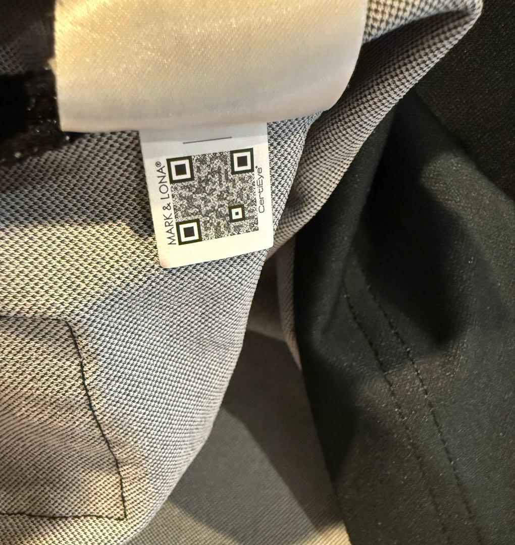 美品 ★ MARK&LONA 2025最新 ポロシャツ マーク&ロナ 黒
