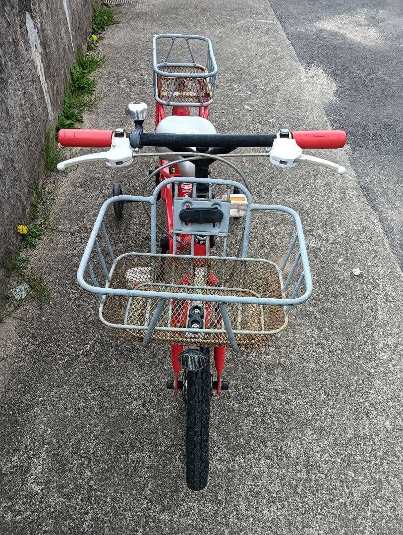 あさひ 消防車 16インチ 子供用 ヒーローモーターズ 働く車 　受け渡し限定