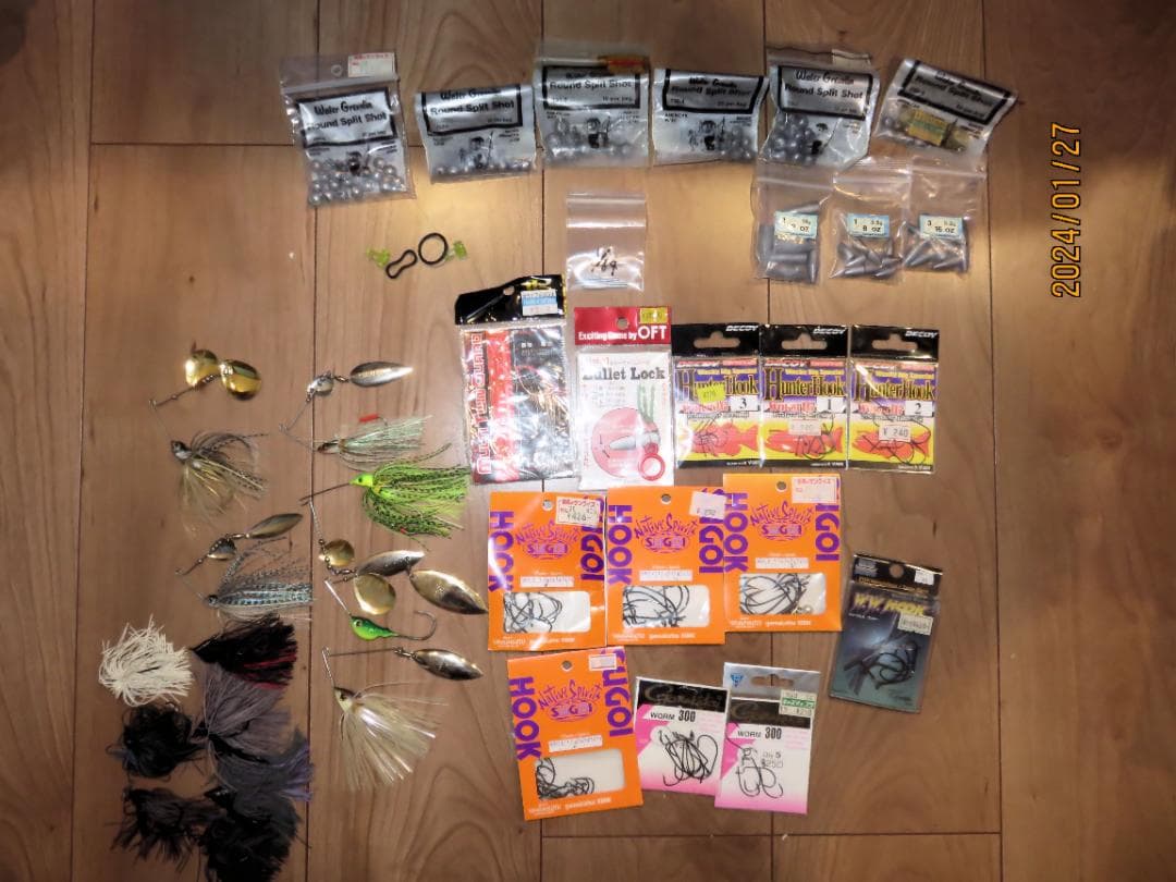 ルアー　ワーム　ボックス　GAIANT-DOG-X 　引退セット バス釣り