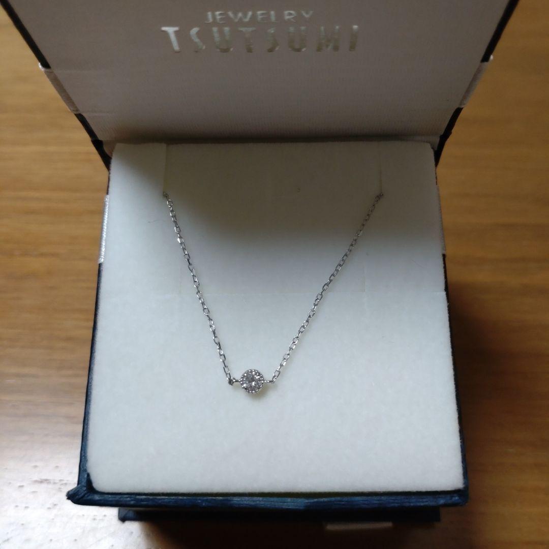10Kホワイトゴールド ダイヤモンド ブレスレット TSUTSUMI　【新品】