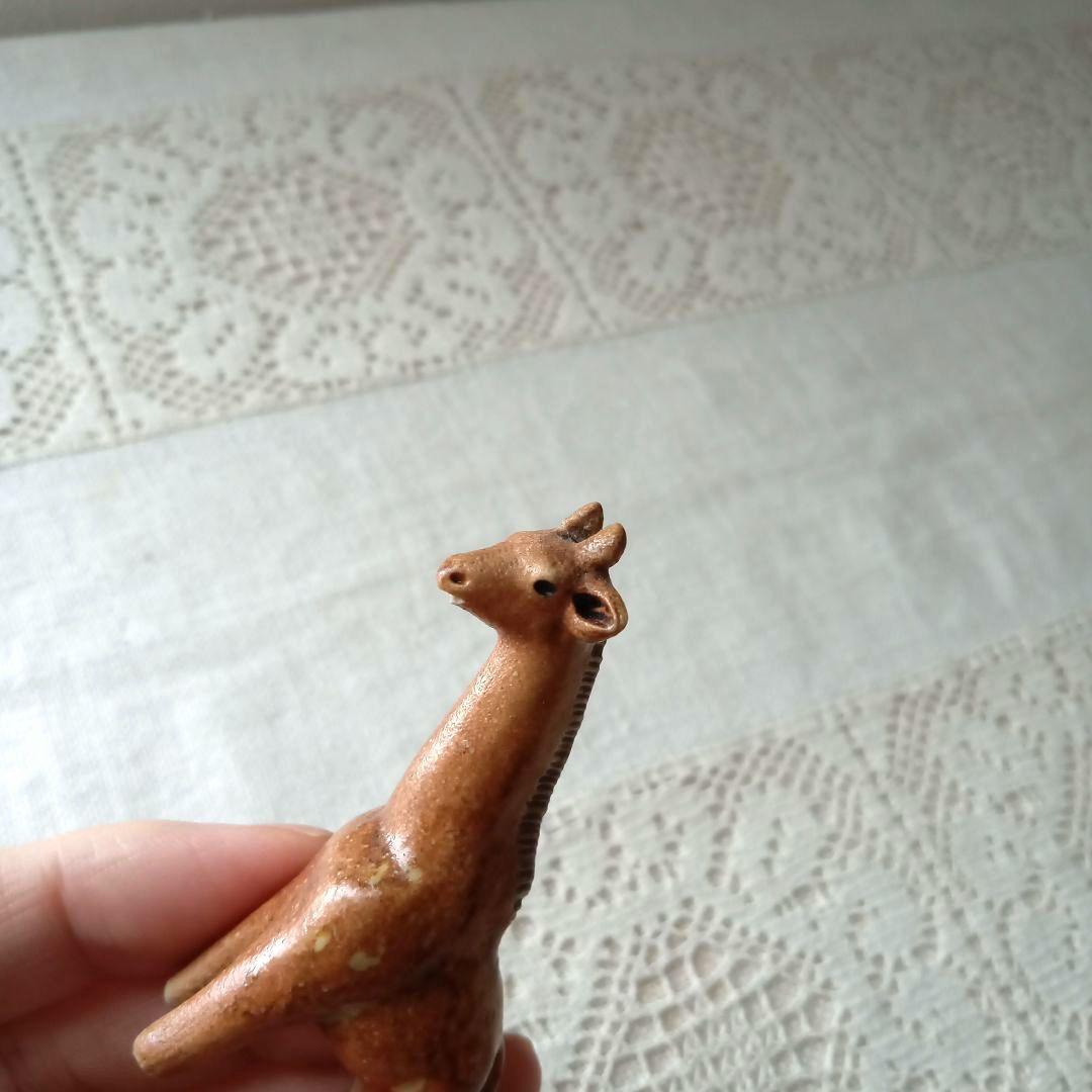 北欧ヴィンテージ　 Rutebo keramik　陶器キリンフィギュア