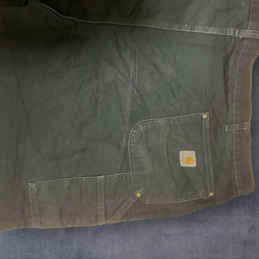 G*ル様 carhartt ダブルニー　ペインターパンツ　ダック生地　ブラック