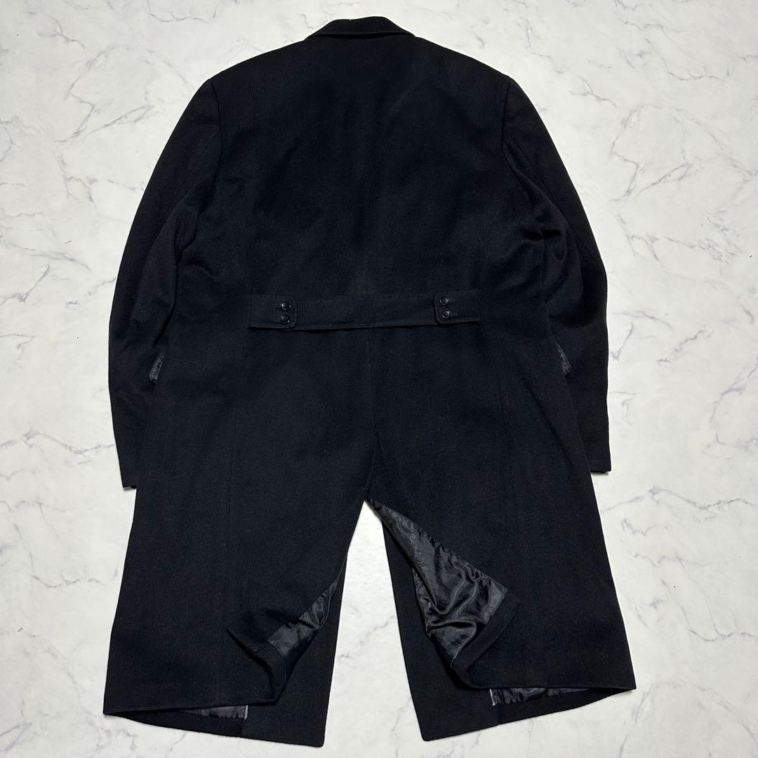 美品　ユキトリイ　アンゴラチェスターコート 裏地ペイズリー　3L