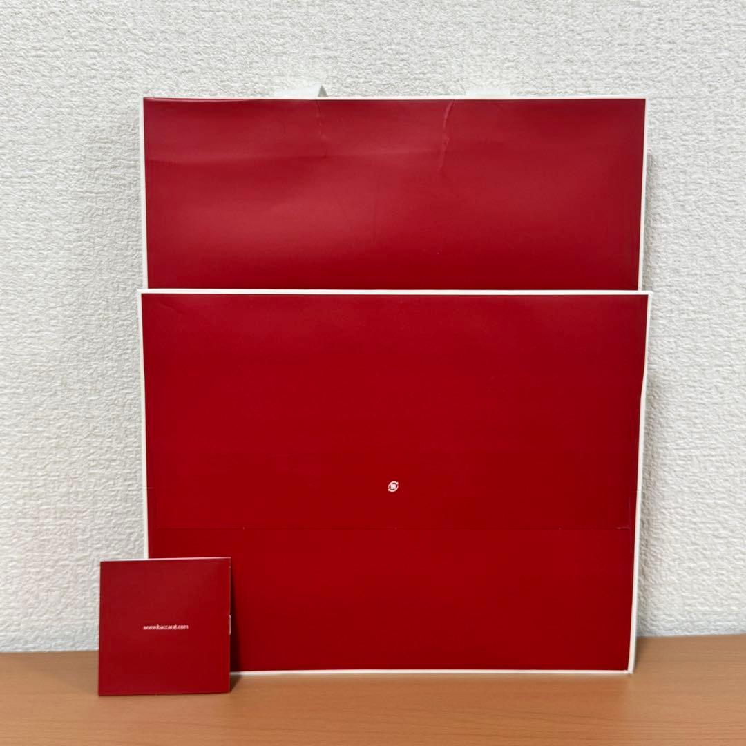 最終値下げ】Baccarat バカラ アイ ベース スクウェア レッド 花瓶