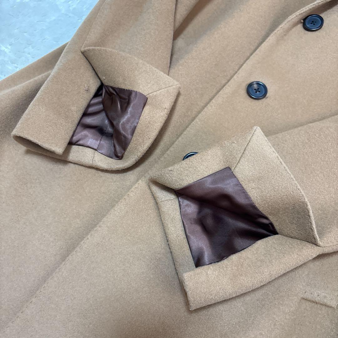 美品 ラルディーニ コート チェスターコート ブートニエール 46