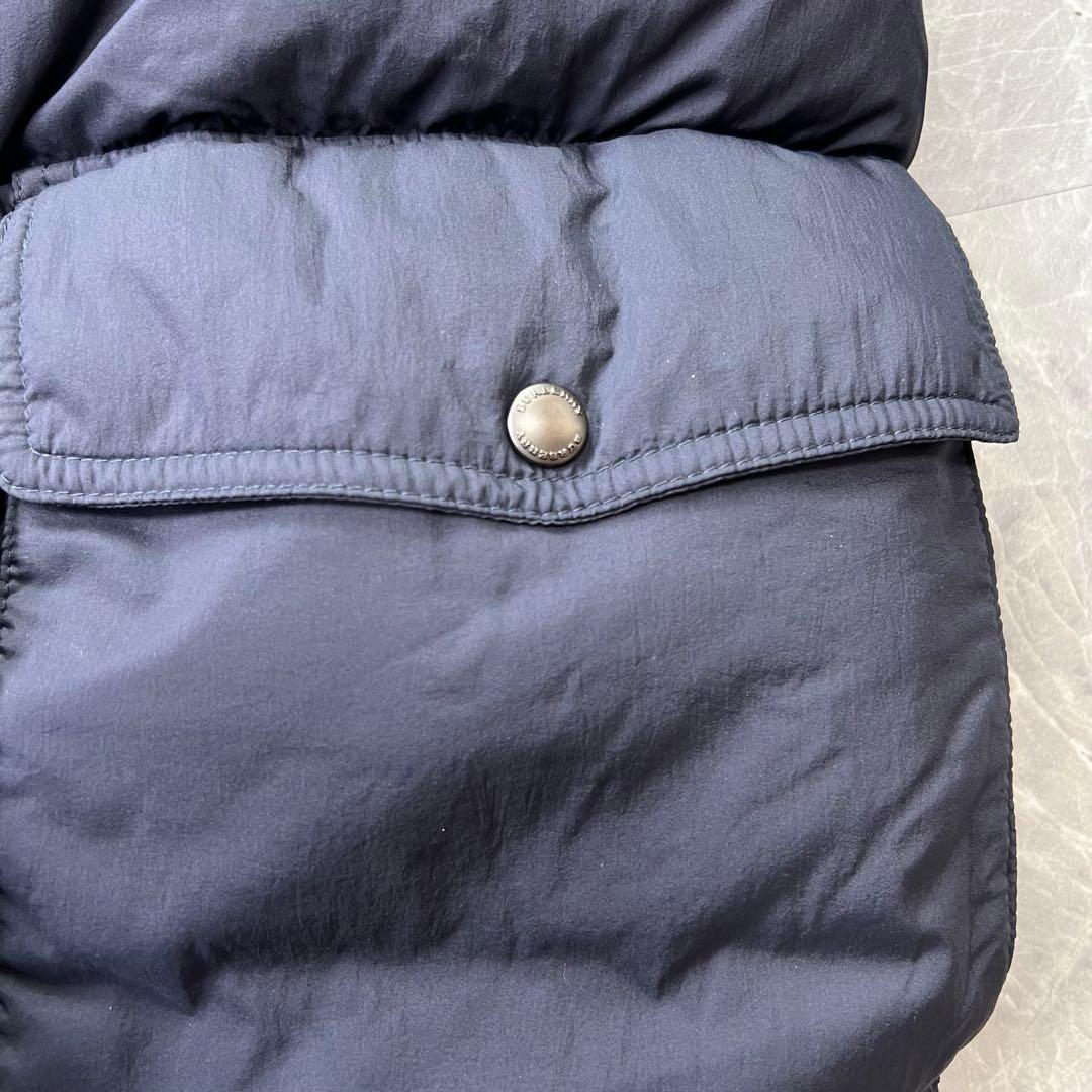 バーバリー♡ダウンコート　ファー　フード　ノバチェック ネイビー