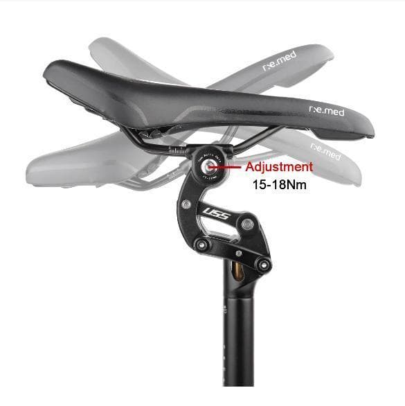 【新品】27.2mm シートポスト ショックアブソーバー アルミ SAFORT