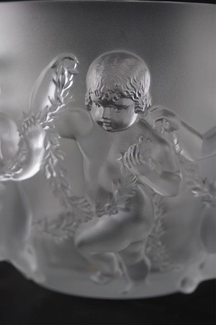 ルネ・ラリック「リュクサンブール」 花瓶 元箱あり R.LALIQUE