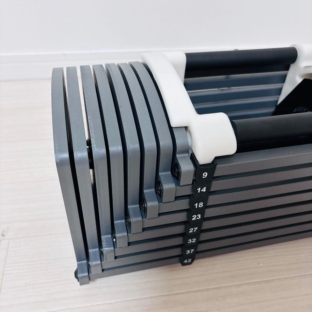 TOPFILM 可変式ダンベル 自宅トレーニング 42kg 2個セット