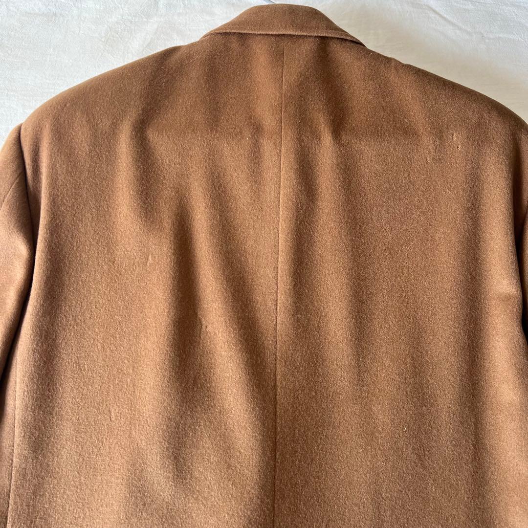 【高級】Belvest カシミヤ100% イタリア製 ダブル チェスターコート