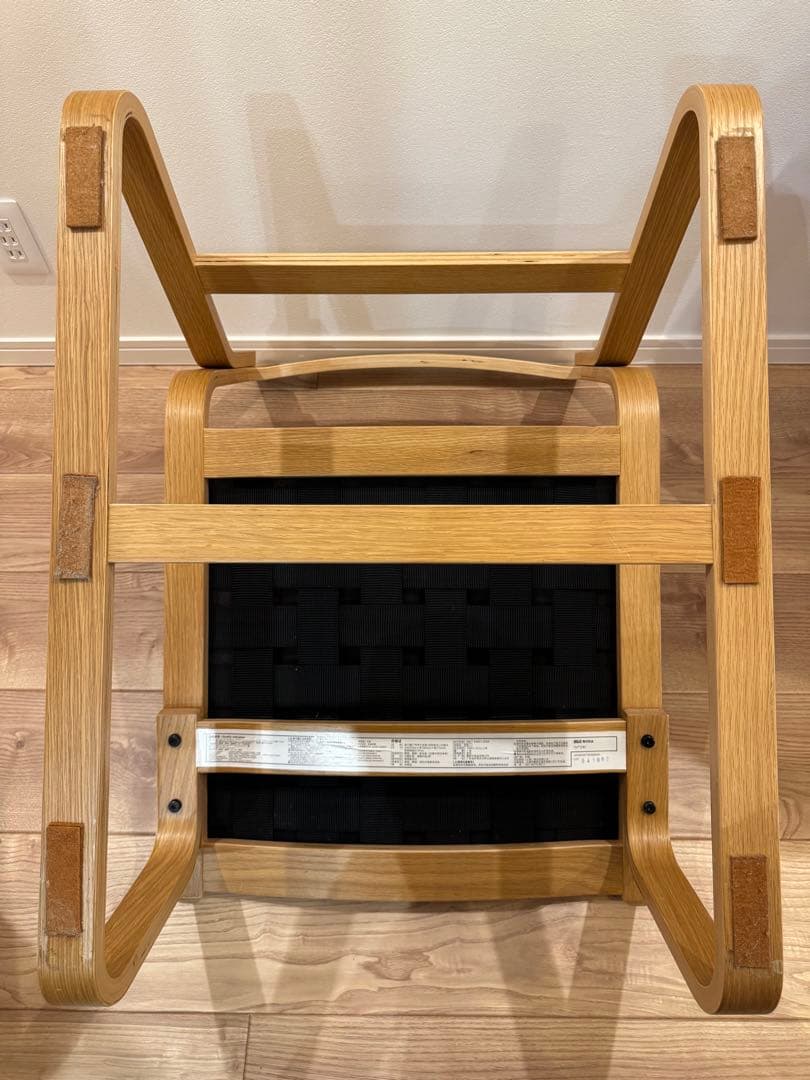 無印良品 MUJI オーク材 リビングでもダイニングでもつかえるソファチェア