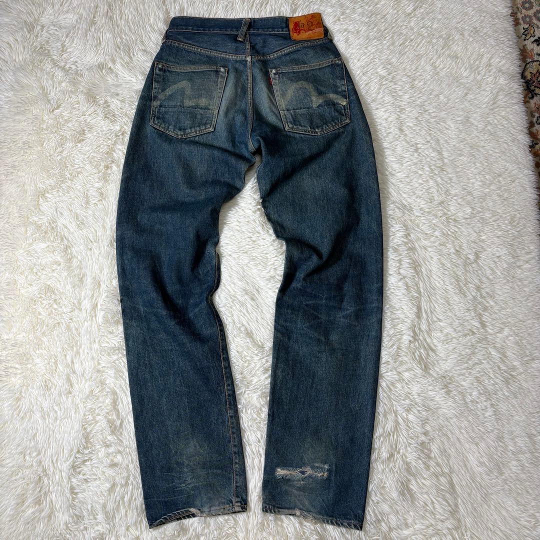 希少】初期エヴィスジーンズ 水牛パッチ No.2 Lot.2501 赤耳 - メルカリ