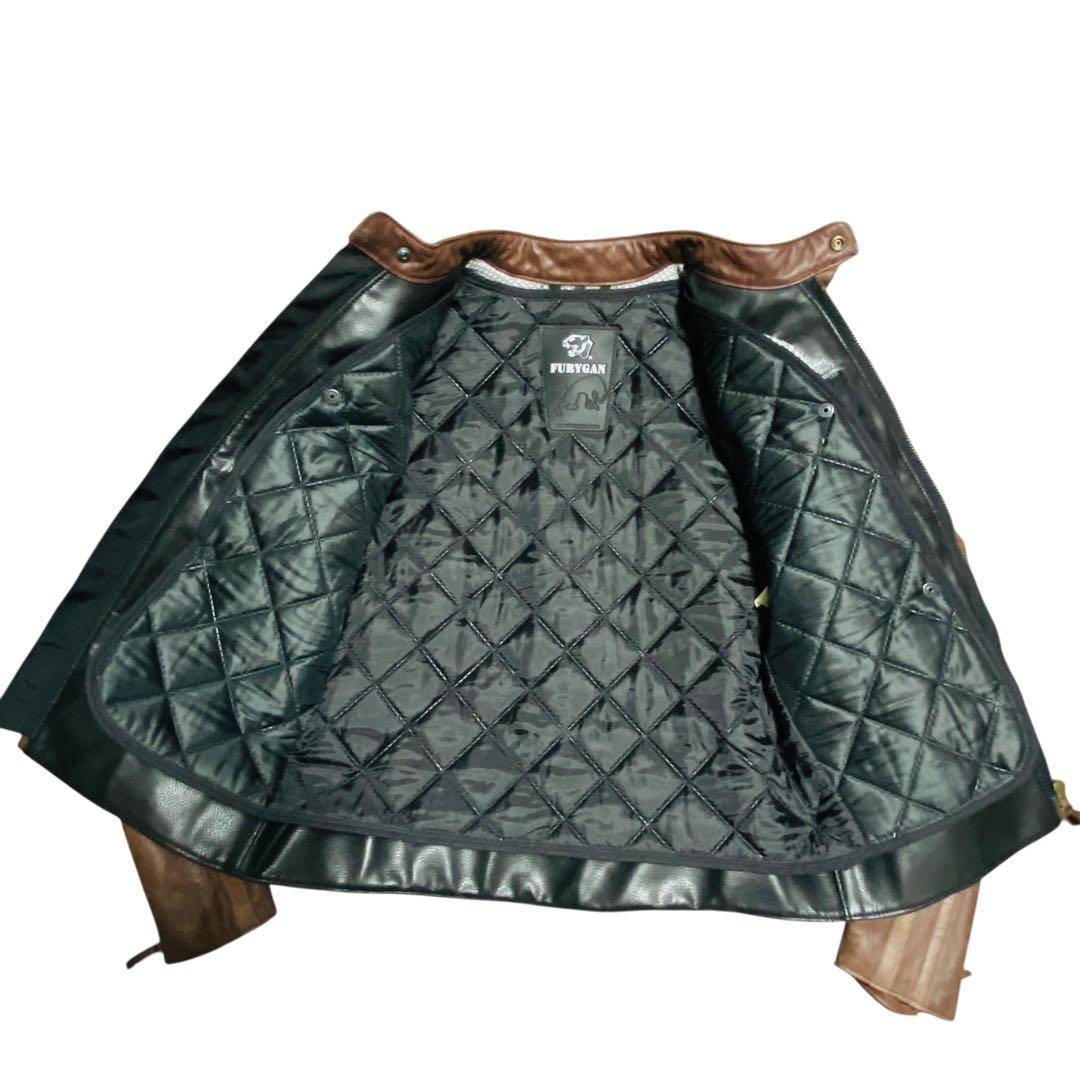 【激レア・美品】FURYGAN 牛革　レザージャケット　シングルライダース