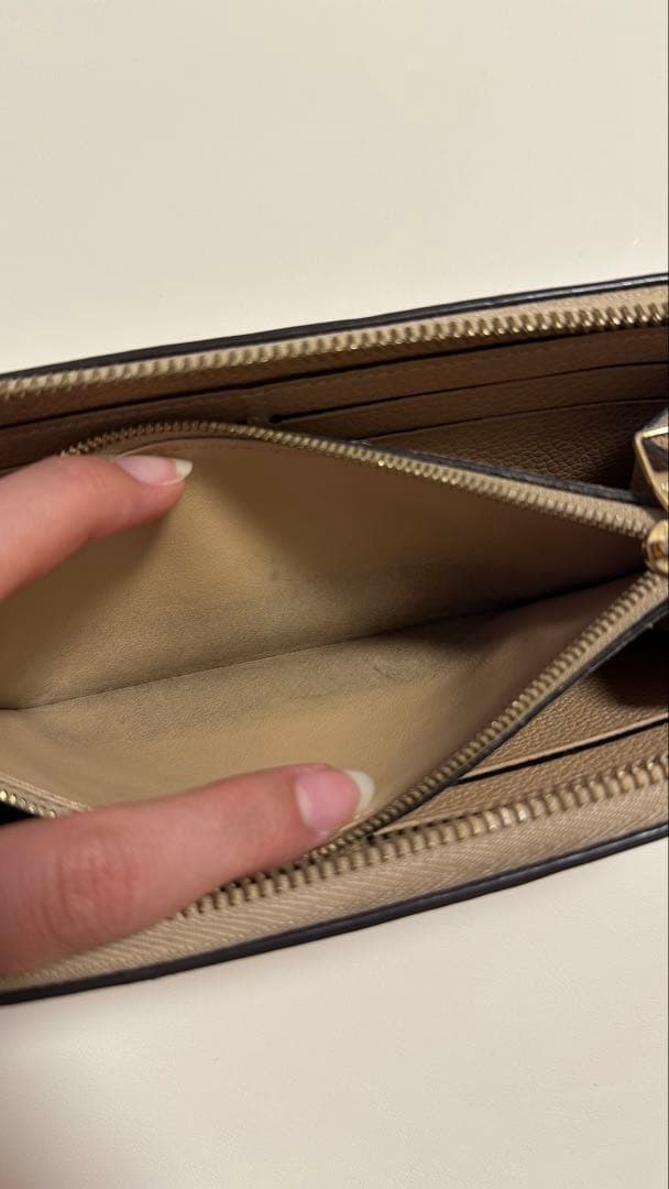 Louis Vuitton ベージュ モノグラム長財布