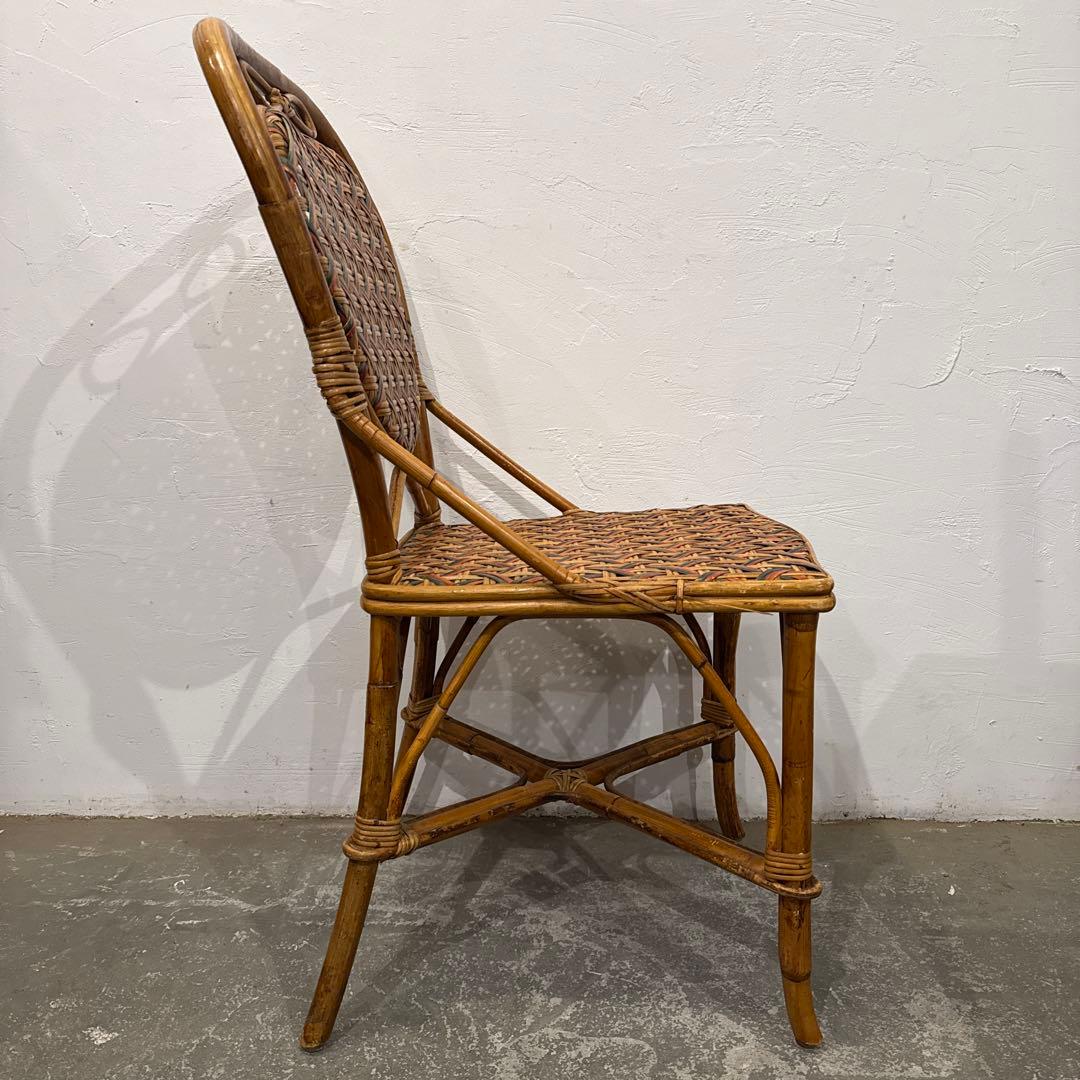 年末年始saleヴィンテージ　カフェチェア　ラタンチェア