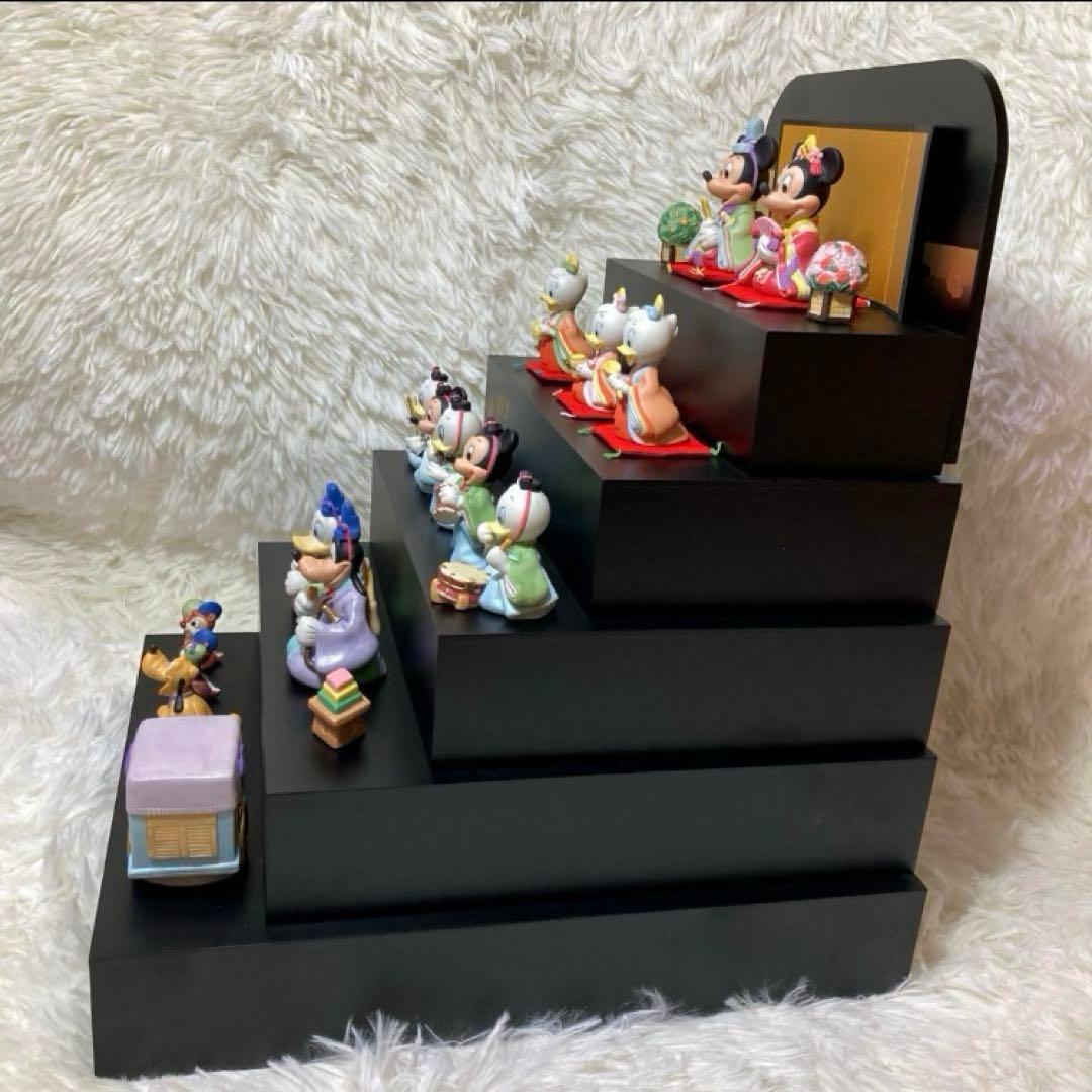 くーちゃん⭐️希少⭐️激レア ディズニー雛人形 五段飾り 陶器製 ひな祭り