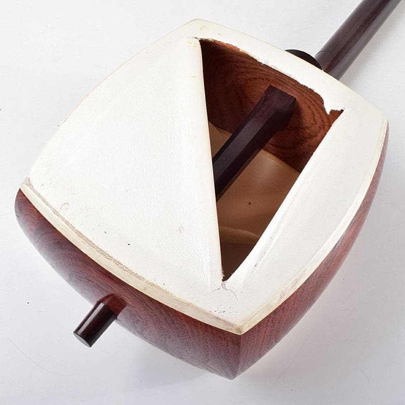 和楽器 弦楽器 唐木紫檀棹 金細三味線 ハードケース付 M R9317B - メルカリ