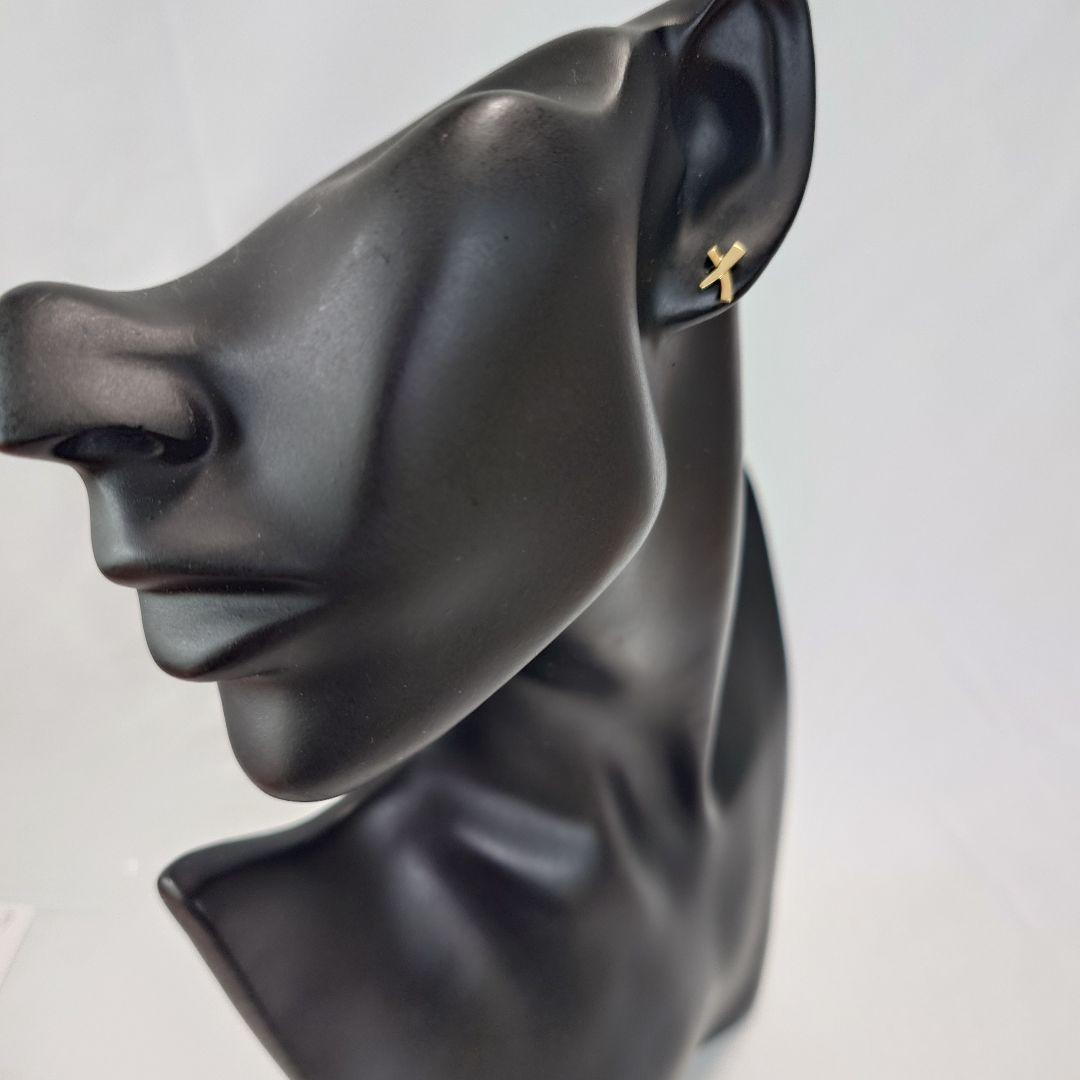 TIFFANY ティファニー K18YG キス ピアス 片耳用 6007