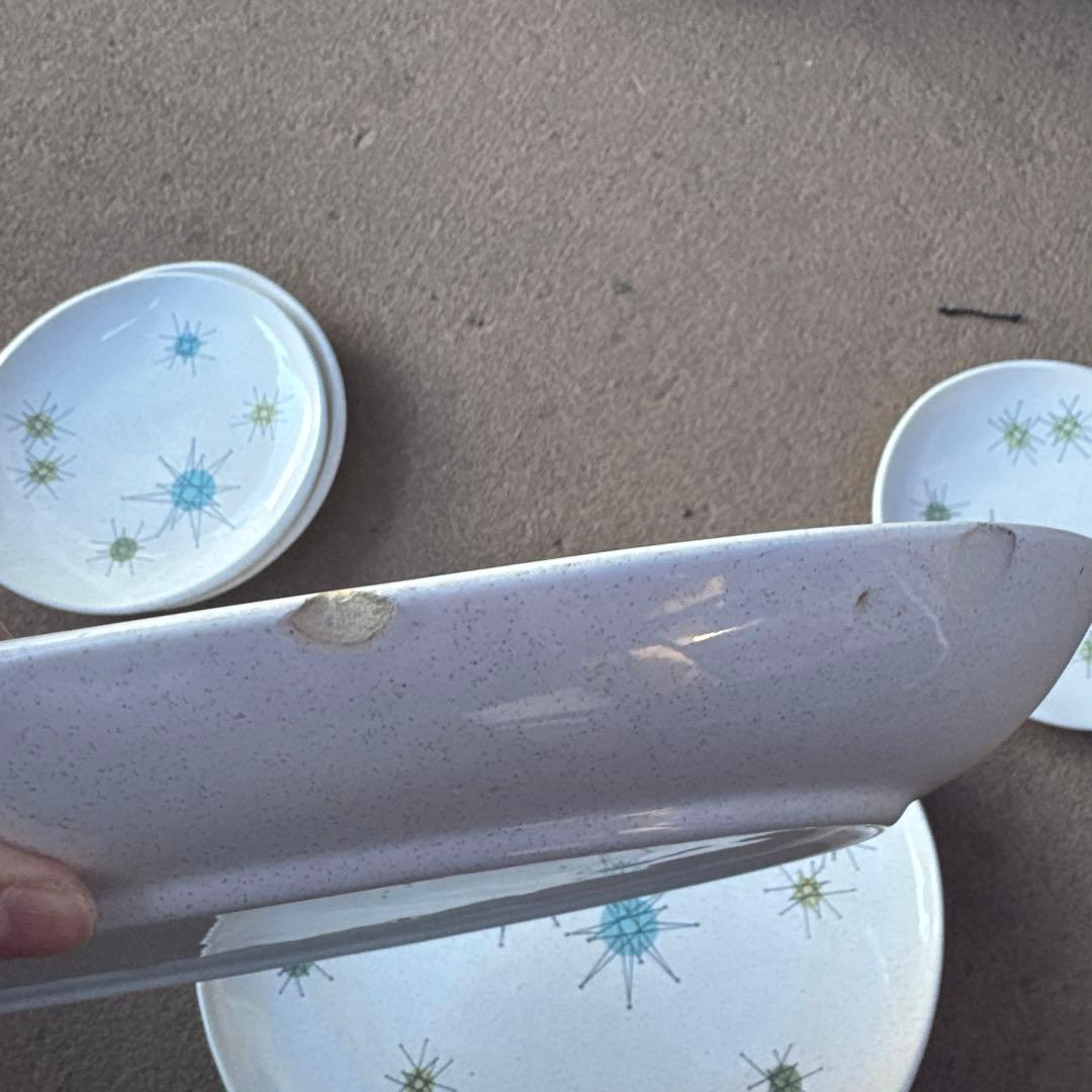 Franciscan 50’s vintage スターバースト　食器セット 5点