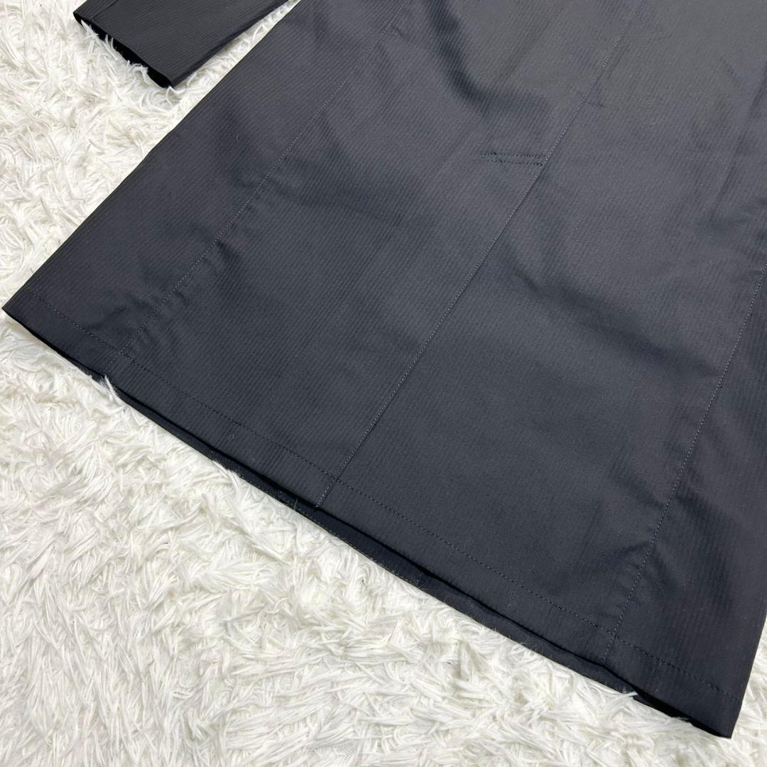 【美品】マッキントッシュ ステンカラーコート ライナー付き ブラック ゴム引き